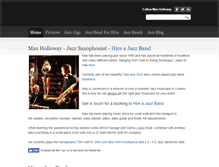 Tablet Screenshot of maxholloway.co.uk